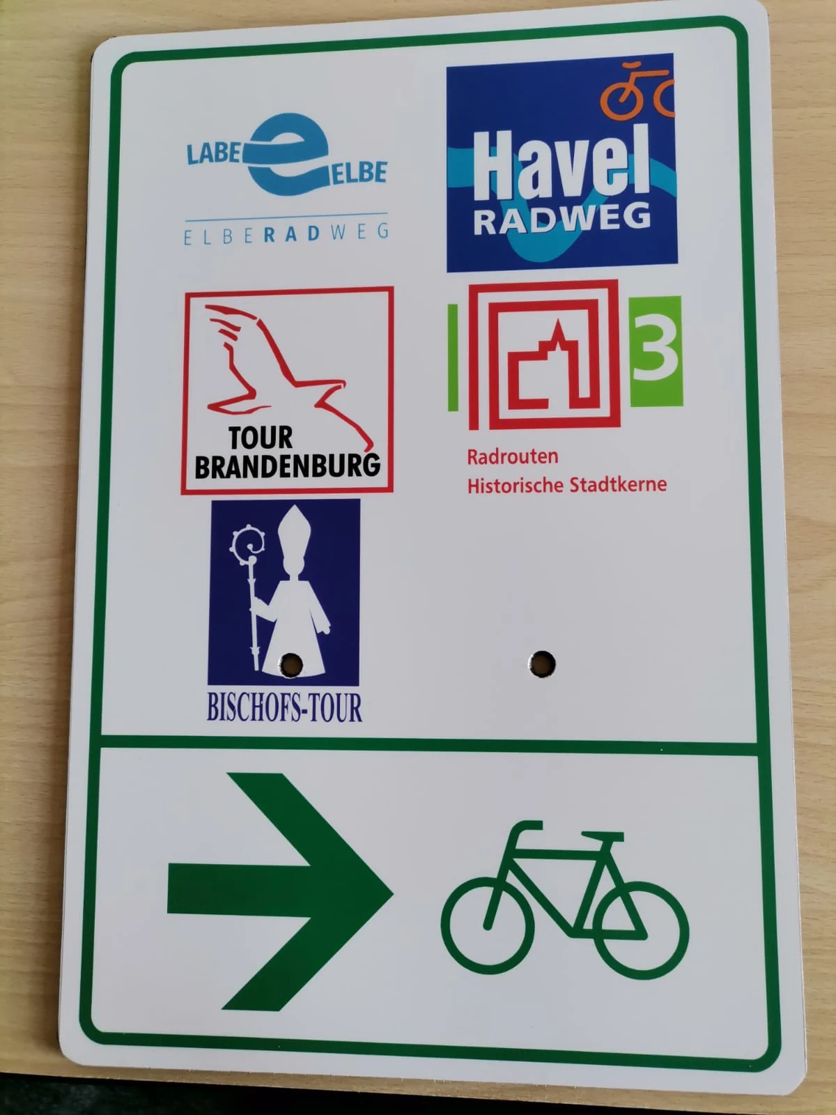 Radweg-Wegweiser – Wegweiser von PrintLine Werbetechnik aus Stendal